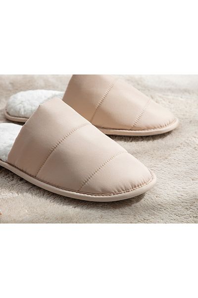 English Home Γυναικείες παντόφλες σπιτιών Fly Dark Beige
