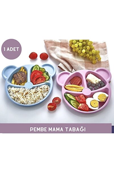 Ebyaz Home Ayıcık Şekilli Mama Ve Yemek Tabağı | Çocuk Yemek Tabağı |