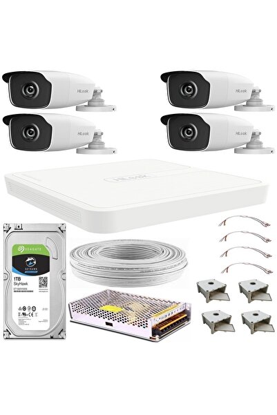 Hilook Hd-tvı 4 Kameralı Güvenlik Kamera Sistemi