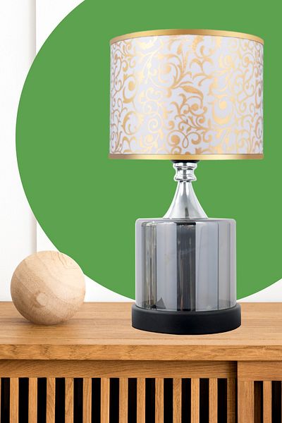 MINIMAL ETICARET VE BILGI TEKNOLOJILERI Lambent Smoked Black Glass Lampshade