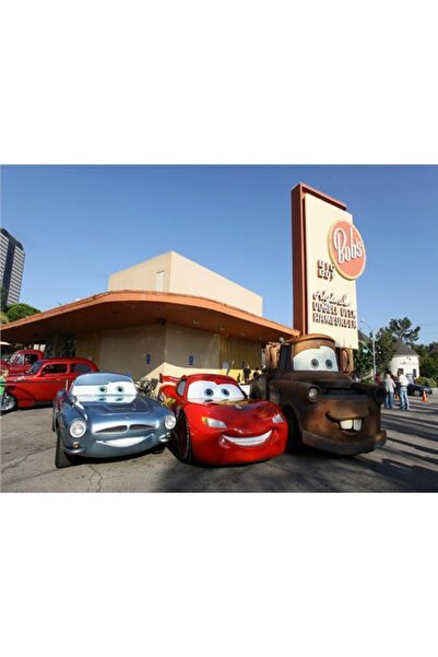 EkoDekor 3boyutluduvarkagitlari Şimşek Mcqueen Çocuk Odası 3d Duvar Kağıdı Vinil