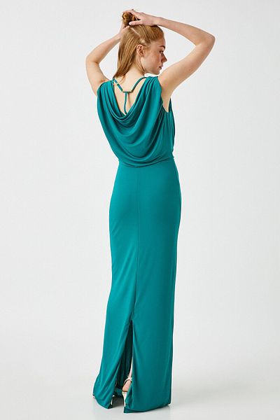 Koton Grünes Damenkleid 5YAK84911SK