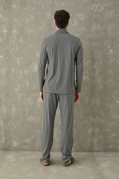 Svm 9339 Men's Buttoned Pajama Set