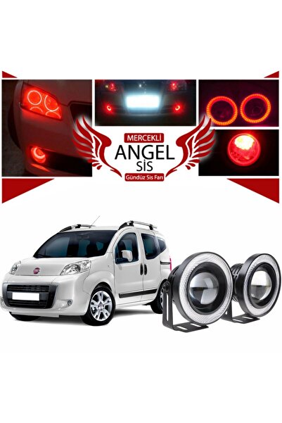 STS Oto Aksesuar Fiat Fiorino Uyumlu, Universal Mercekli Led Angel Sis Farı, ...