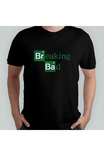 Pixxa Μοντέλο μπλουζάκι Breaking Bad 100% Cotton Crew Neck - 1