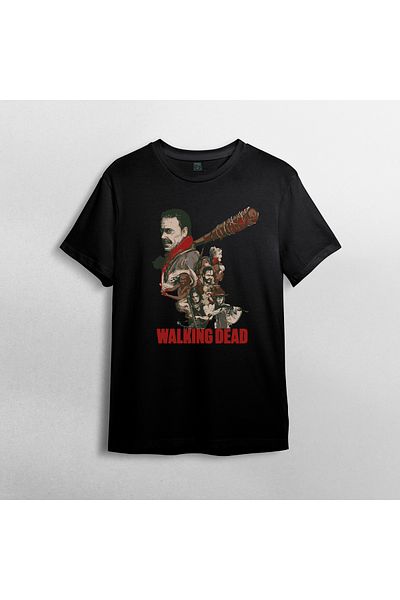 Pixxa Μοντέλο μπλουζάκι The Walking Dead 100% Cotton Crew Neck - 3