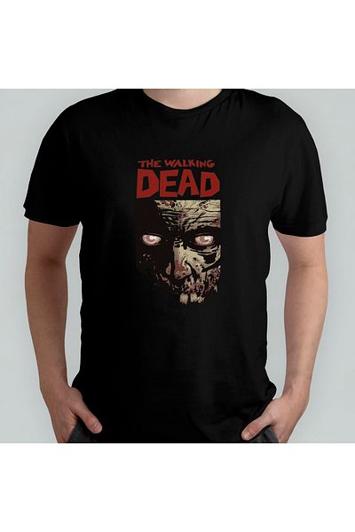 Pixxa Μοντέλο μπλουζάκι The Walking Dead 100% Cotton Crew Neck - 4