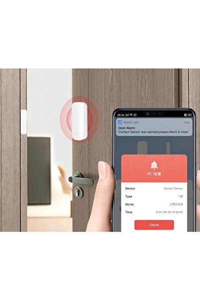 Genel Markalar Akıllı Alarm Akıllı Sesli Wifi Destekli Kapı Pencere Çekmece A...
