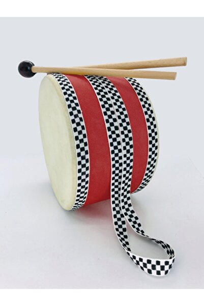 AyasEğiticiOyuncak Montessori Anaokulları Için Çocuk Davulu Oyuncak Deri Davul Tokmaklı