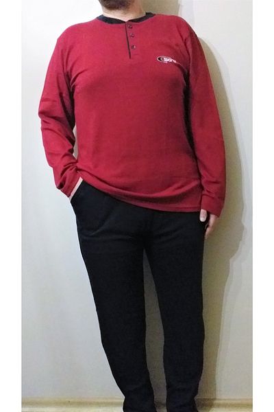 Mimoza Σετ ανδρικών πιτζάμες με μακριά μανίκια