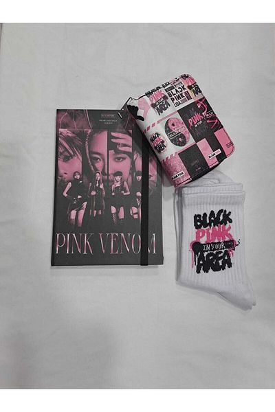 GC GÖKHAN CLUB Set de șosete portofel Blackpink Notebook