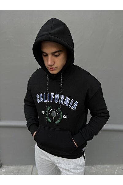 Polviton Hooded Oversize Hoodie Sweatshirt - Thick with Ribbon Inside