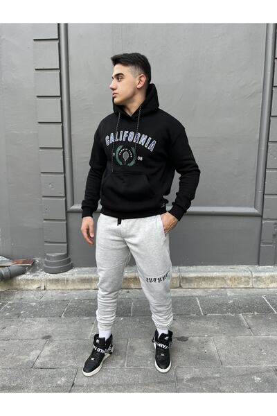 Polviton Φούτερ με κουκούλα Oversize - Χοντρό επένδυση εσωτερικά