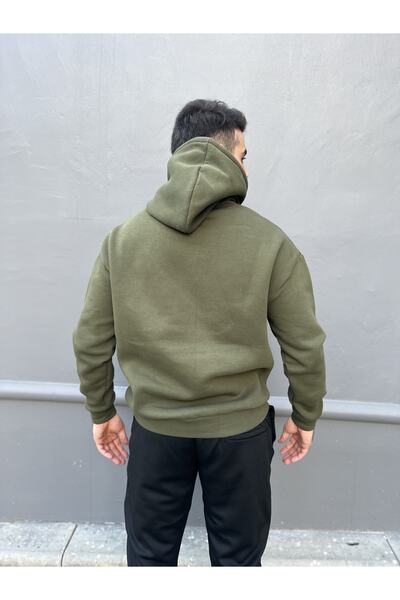 Polviton Φούτερ με κουκούλα, με κουκούλα, oversize, χοντρό εσωτερικό στρώμα, φούτερ