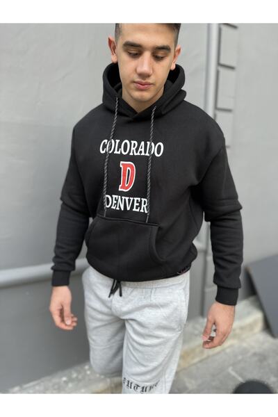 Polviton Φούτερ με κουκούλα, με κουκούλα, oversize, χοντρό εσωτερικό στρώμα, φούτερ