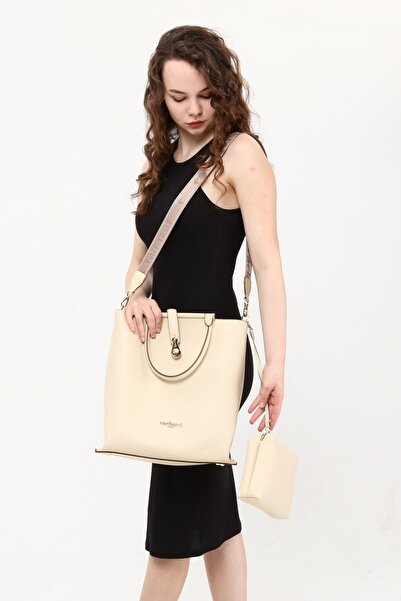 Cacharel Women's Handbag and Crossbody Beige Bag