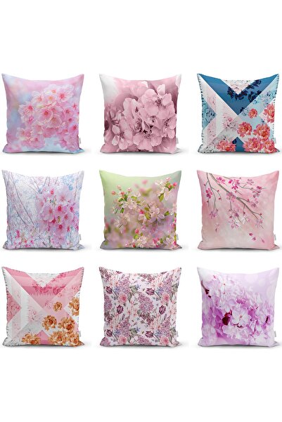 Realhomes Çift Taraflı 3 Boyutlu Dijital Baskılı Modern Raşel Örme Yastık Kır...