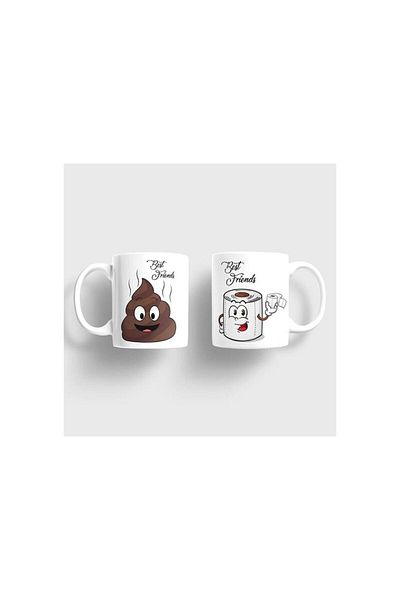 HobiShop Couple Lover Love Married Best Friend Double Mug 2 Pieces