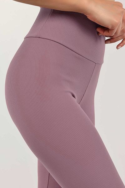 Look Κοτλέ κολάν ελαστικό Dusty Rose Winter κολάν με φλις εσωτερικά