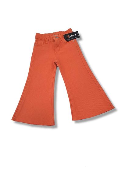 BOBBY JR KİDSWEAR Piece Dye Flare Leg Seamless Gabardine Trousers