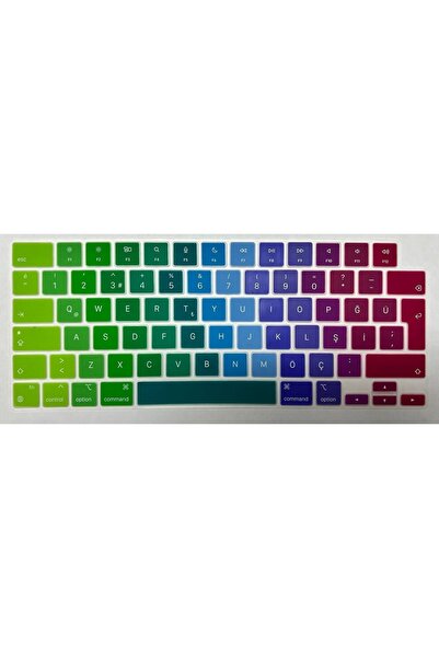ARABULALACA Apple Macbook Pro 14 Inç 2025 M4/pro/max A3401 A3112 A3185 TÜRKÇE Q Klavye Koruma