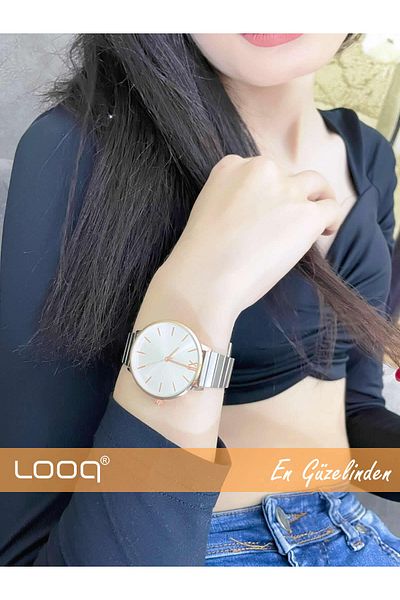 LOOQ ساعة يد نسائية - تصميم أنيق وعملي