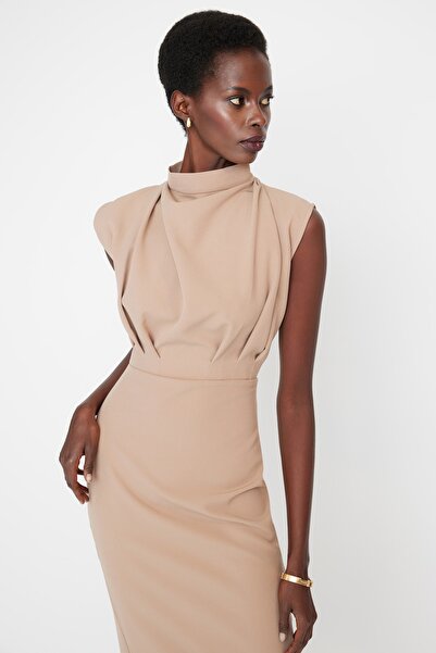 Trendyol Collection Kleid - Beige - Basic