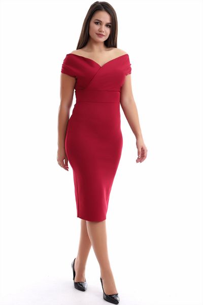 Rokka Moda Boat Neck Fish Dress