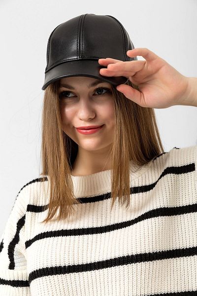 Saria Moda Unisex Leather Cap