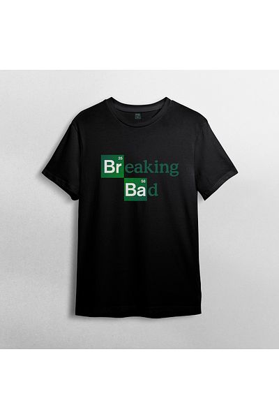 Pixxa Μοντέλο μπλουζάκι Breaking Bad 100% Cotton Crew Neck - 1