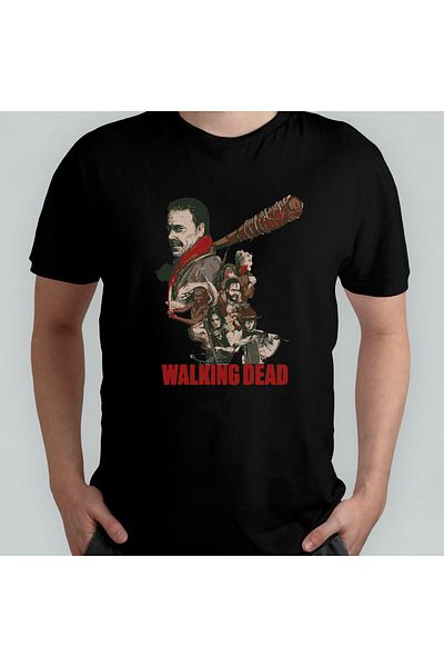Pixxa Μοντέλο μπλουζάκι The Walking Dead 100% Cotton Crew Neck - 3