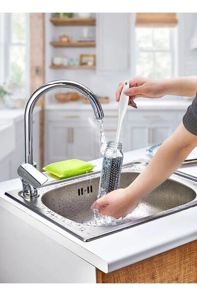 Cooker فرشاة ترمس، قارورة ماء، زجاجة سيليكون، فرشاة تنظيف وغسل زجاجات الأطفال