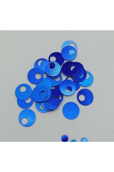 Genel Markalar Çanta Aksesuar Saks Mavi Renk 1 Cm Çapında Pul (100 Gr)