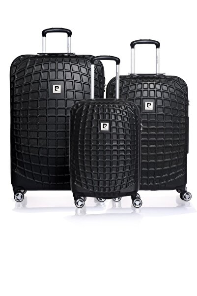 Pierre Cardin 04pc1501-set Siyah Unisex 3 Lü Set Bavul