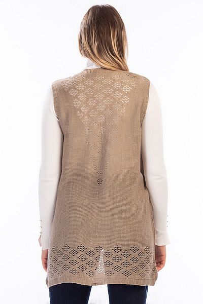 IŞILDA Women's Brown Vest