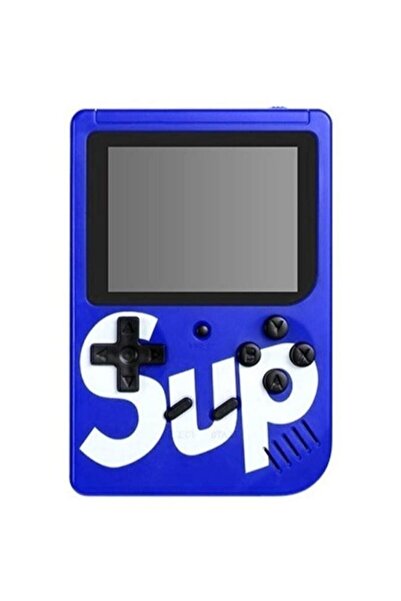 BLUE İNTER Sup Game Box Oyun Konsolu Mini Atari 400 Oyun 1 Inç