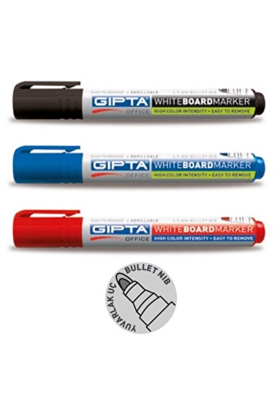 Gıpta Beyaz Tahta Kalemi Siyah F1371