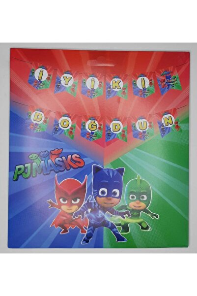 Topyekünparti 1 Τεμάχιο Πανό Pjmasks - Διακοσμητικό για πάρτι γενεθλίων Pjmasks