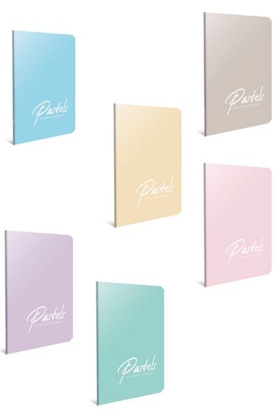 Gıpta Pastels 17x24 Cm 60 Yp.Checked Plastic Cover Notebook
