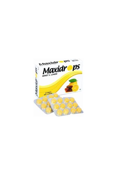 Maxidrops Bal Ve Limon Boğaz Pastili