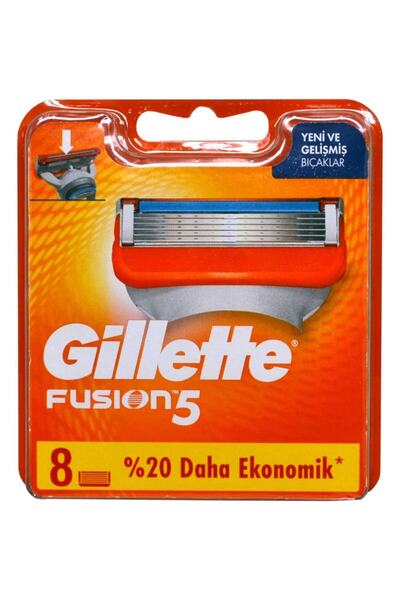 Gillette شفرات حلاقة احتياطية من فيوجن 8 قطع