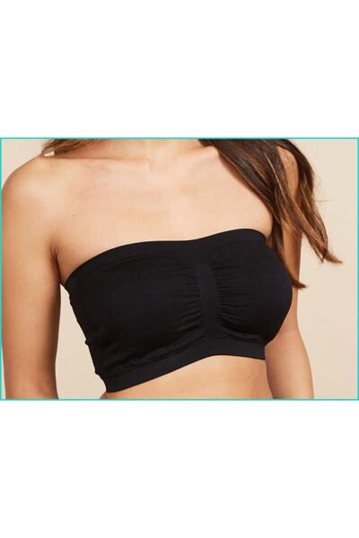NormBra 3 Pieces Seamless Strapless Bra Bra Set Black-white-tan 3 Colors in O...