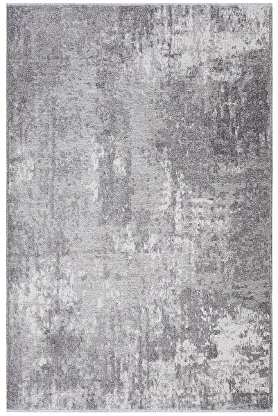 MYHOME HALI Side Gri Krem Yıkanabilir Çift Taraflı Dokuma Modern Halı