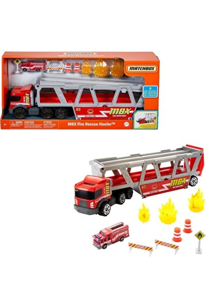 Matchbox Matchbox Taşıyıcı Itfaiye Aracı Itfaiye Araç Ve 8 Aksesuar, Gwm23