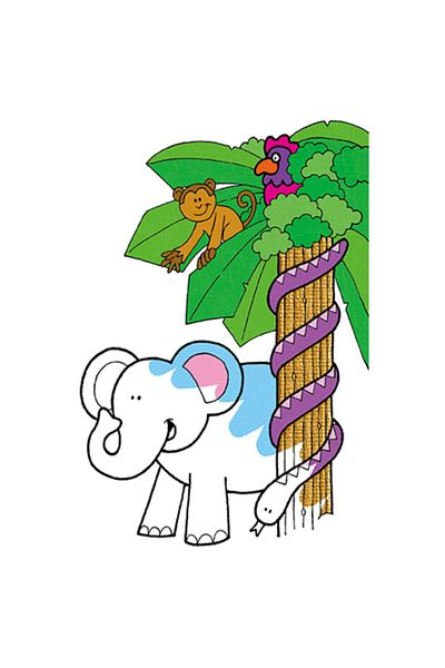 Galt 3 Years+ Water Magic Magic Animals Coloring Book and Set