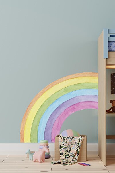 TUGİBU Bebek Odası Gökkuşağı Duvar Sticker Seti