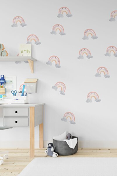TUGİBU Baby Room Rainbow Wall Sticker Set
