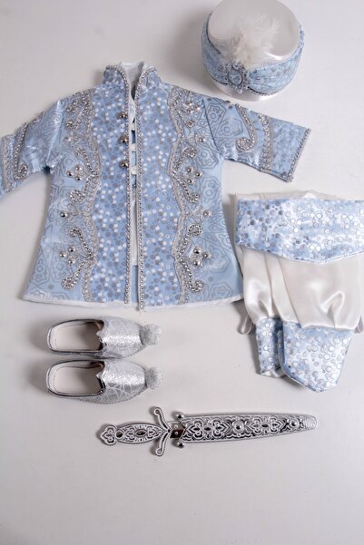 Genel Markalar Erkek Çocuk Mavi Şehzade Model Sünnet Kıyafeti