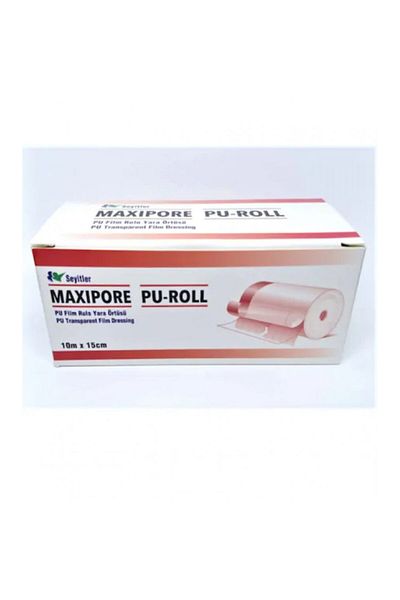 MAXIPORE شريط حمام رول شفاف من البولي يوريثان 15 سم × 10 متر
