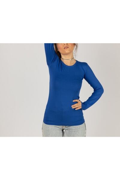 nacar çarşı Дамско памучно боди с пениран ликра с дълъг ръкав